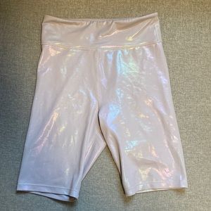 Carbon38 Shimmering Pearl Bike Shorts